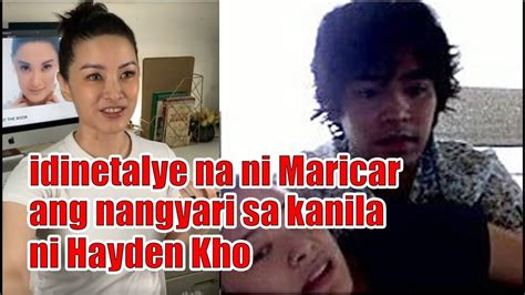 hayden kho maricar reyes|Maricar Reyes on 2009 video scandal: 'I thought about suicide'.